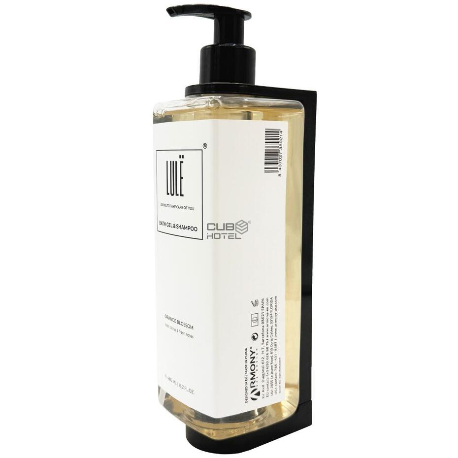 Sabão para Mãos e Corpo 480ml com Suporte Parede Lule